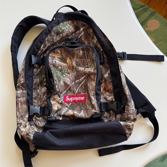 Buy Supreme Backpack 'Real Tree Camo' - FW19B8 REAL TREE CAMO